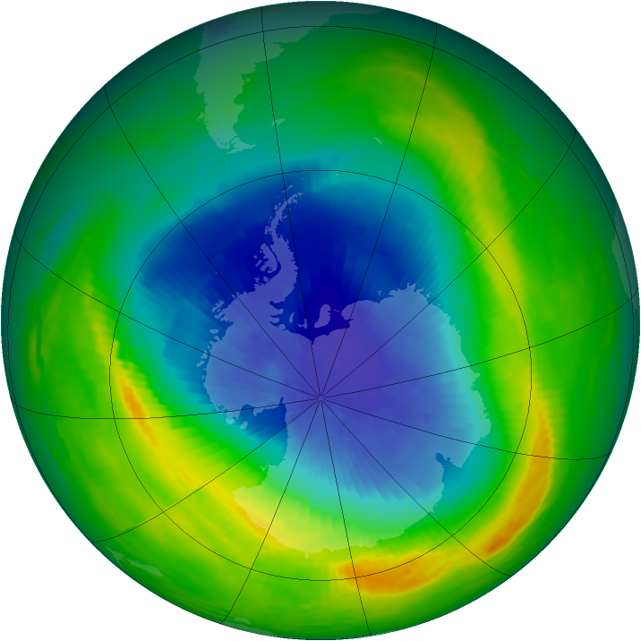 Ozone Map 1988-10-10
